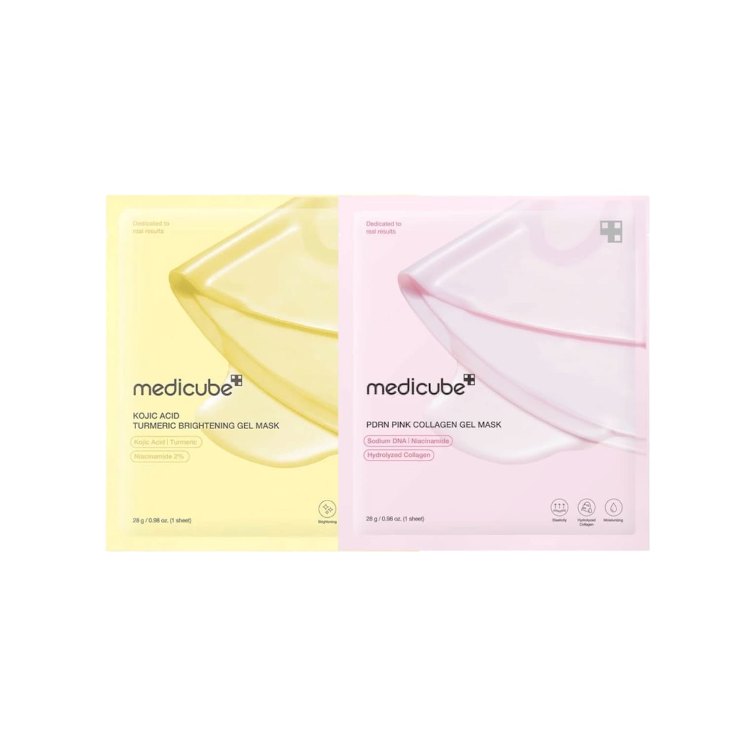 ثنائي ماسكات الجل المفتحة والمجددة (Medicube Hydrogel Mask Duo)